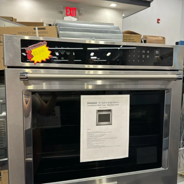 KitchenAid 30" Single Wall Oven with Even-Heat True Convection - Stainless Steel<br><p style="font-size: 20px; color: #A9A9A9;">Model #KOSE500ESS</p>