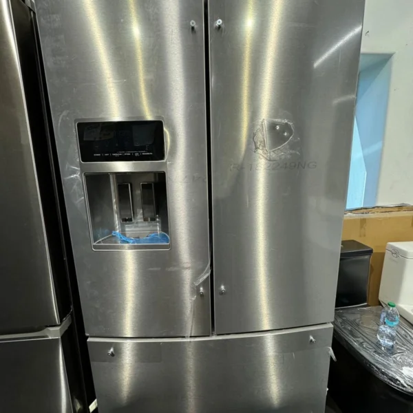 26.8 Cu. Ft. Standard-Depth French Door Refrigerator with Exterior Ice and Water Dispenser<br><p style="font-size: 20px; color: #A9A9A9;">Model #KRFF577KPS</p>