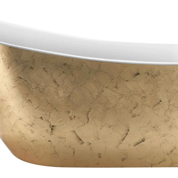 Glossy Golden Acrylic Bathtub 67″ <br> Item no. JL6946-150