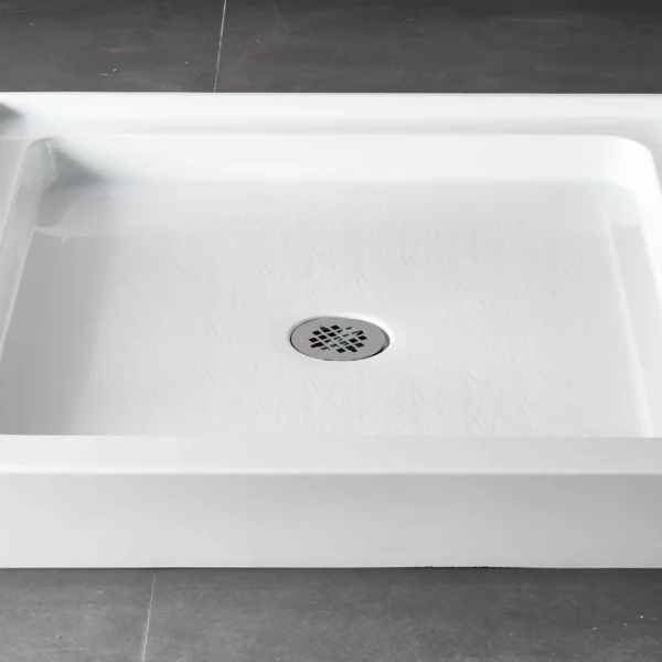 White Acrylic Shower Base 36" <br>Item no. GS-SB3636 C