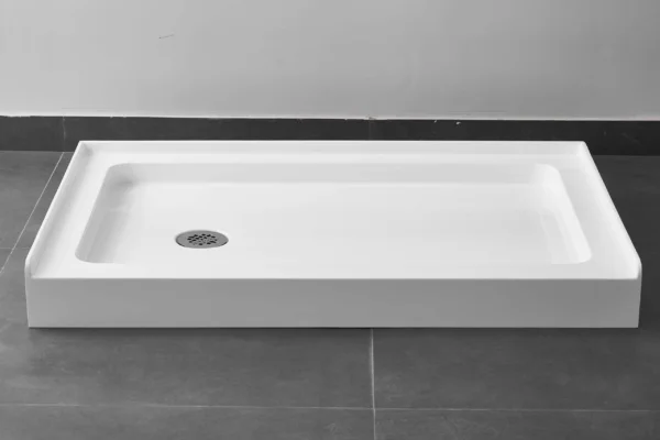 White Acrylic Shower Base 48″ Item no. GS-SB4832 L