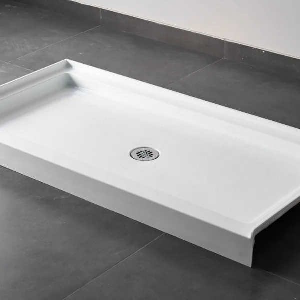 White Acrylic Shower Base 60″ <br>Item no. GS-SB6030 C