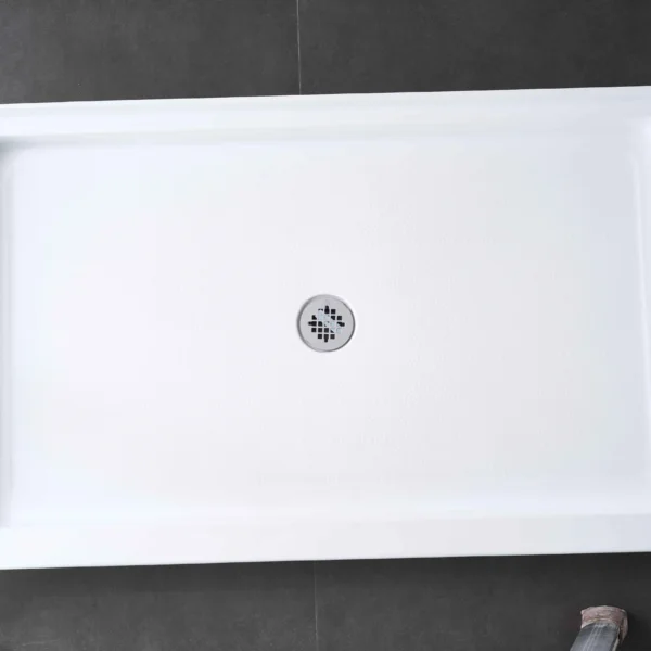 White Acrylic Shower Base 60″ <br>Item no. GS-SB6032 C