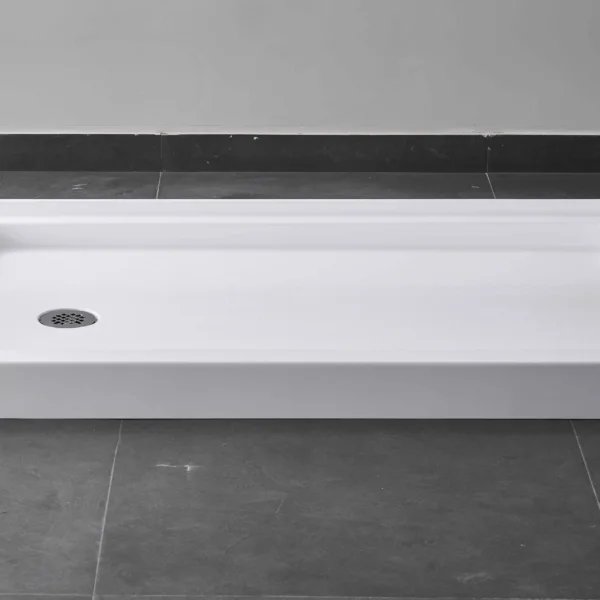 White Acrylic Shower Base 60″ <br>Item no. GS-SB6032 L