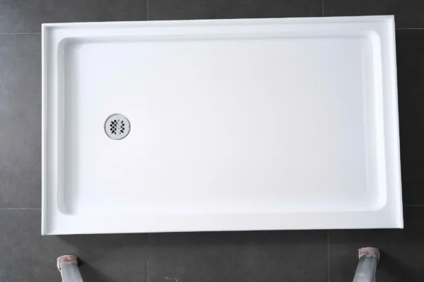 White Acrylic Shower Base 60″ Item no. GS-SB6036 L