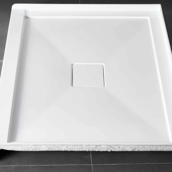 White Acrylic Shower Base 48″ <br>Item no. GS-SP4832F C