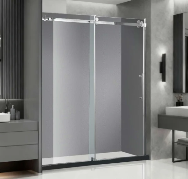 Shower Door 60" ASE-PF-100-6076G (Brushed gold)
