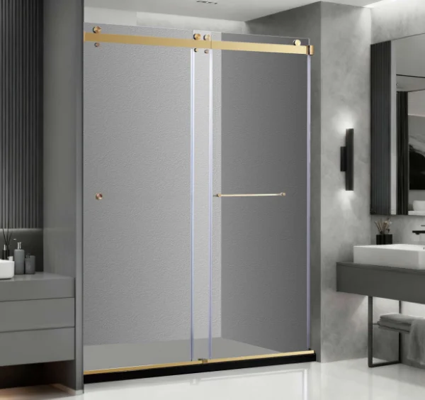 Shower Door 60" ASE-PF-92-6076G (Brushed gold)