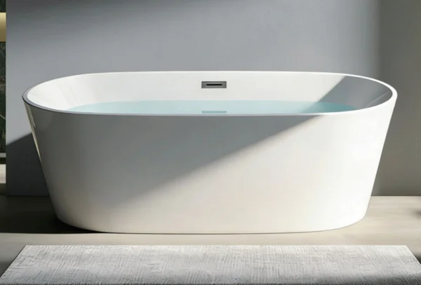 White Acrylic Bathtub ASE-BSM-2004